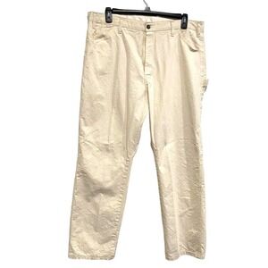 Dickies Mens Tan Khaki Cargo Work Pants Size 40 X 32